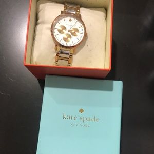 Kate Spade Gold and White Women's Watch